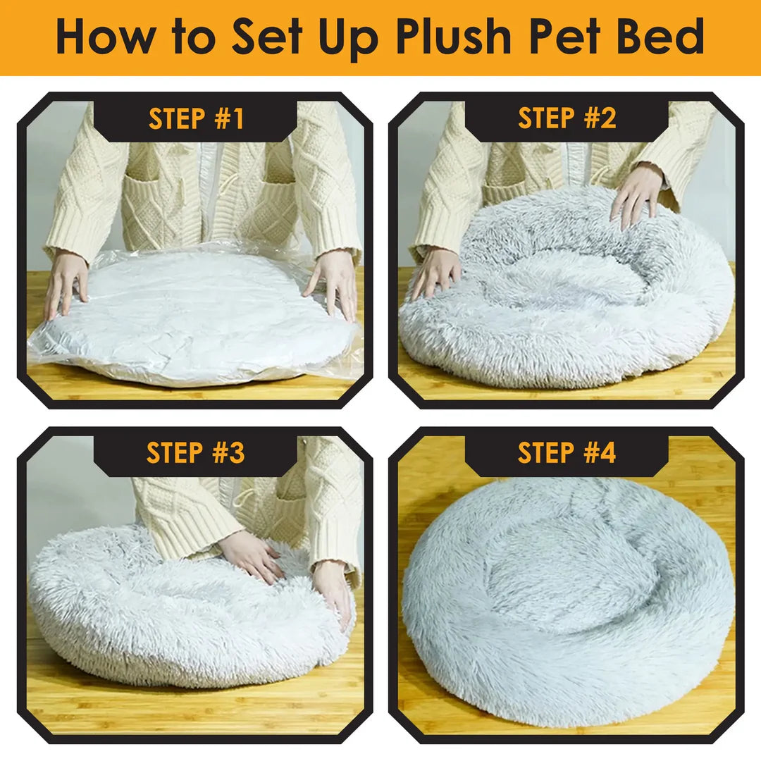 Comforas Anti-Anxiety Donut Pet Bed