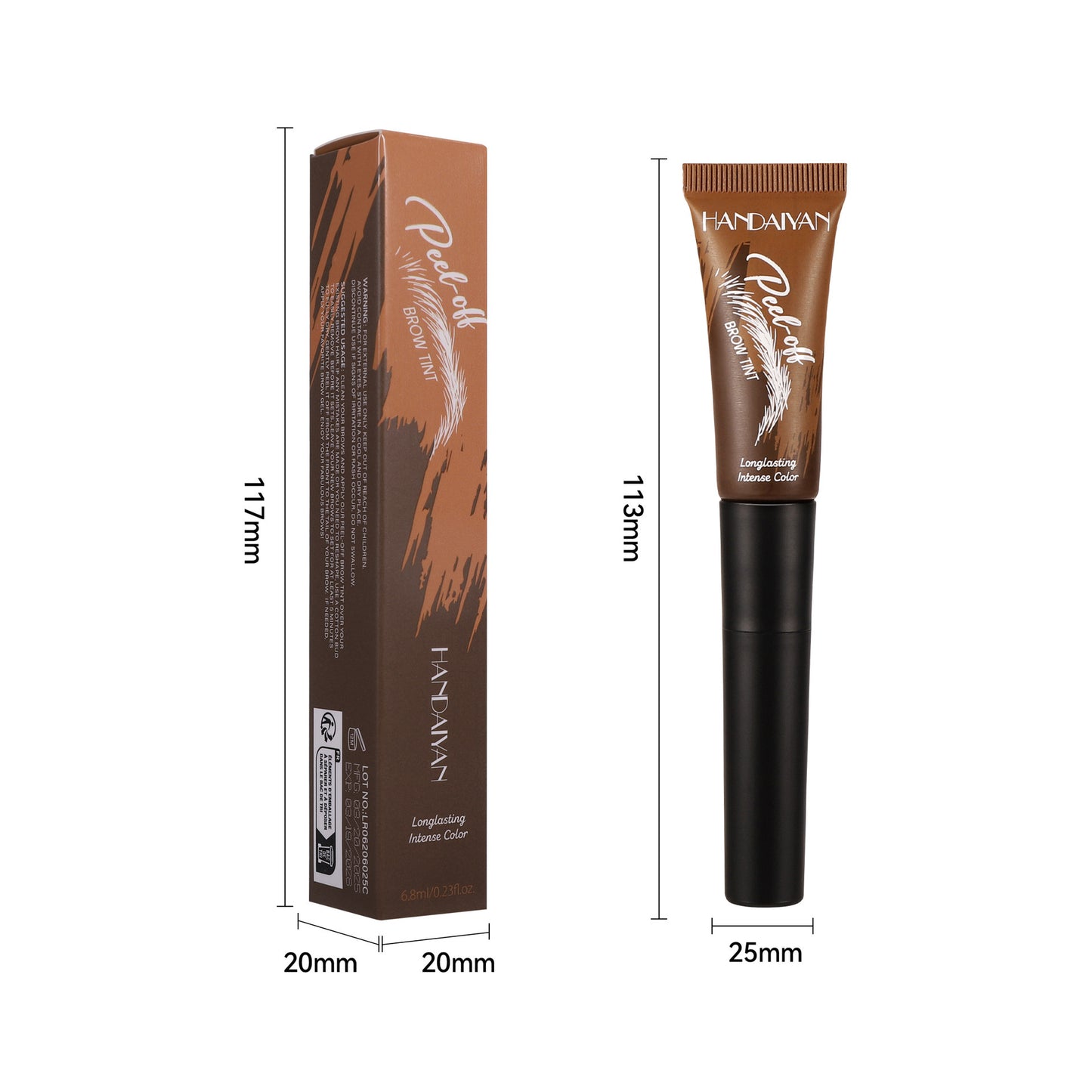 Waterproof Eyebrow Dyeing Gel