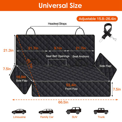 Waterproof Dog Car Seat Cover